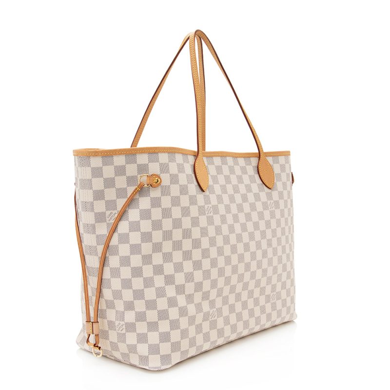 Louis Vuitton Damier Azur Neverfull GM Tote (19839) - Image 2