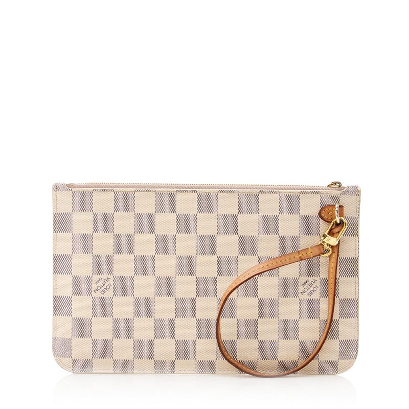 Louis Vuitton Damier Azur Neverfull MM Pochette (20736) - Image 3