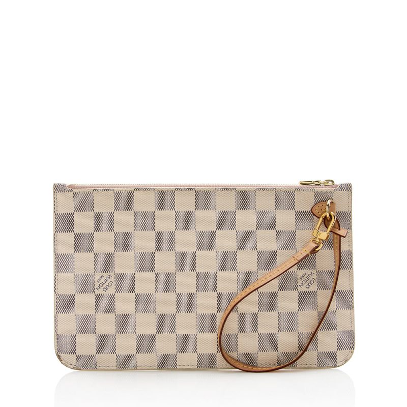 Louis Vuitton Damier Azur Neverfull MM Pochette (21426) - Image 3