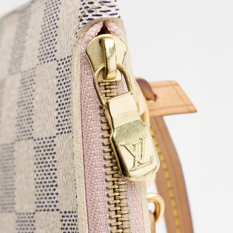 Louis Vuitton Damier Azur Neverfull MM Pochette (21426) - Image 7