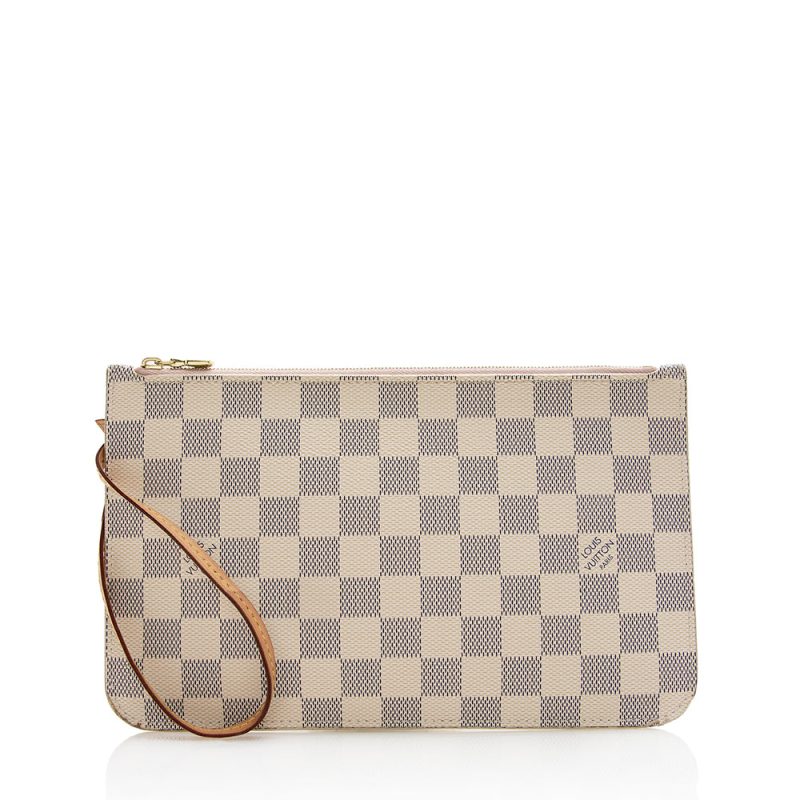 Louis Vuitton Damier Azur Neverfull MM Pochette (21426)