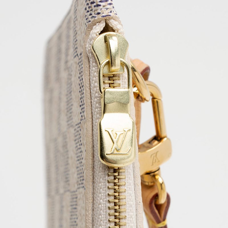 Louis Vuitton Damier Azur Neverfull MM Pochette (21428) - Image 7