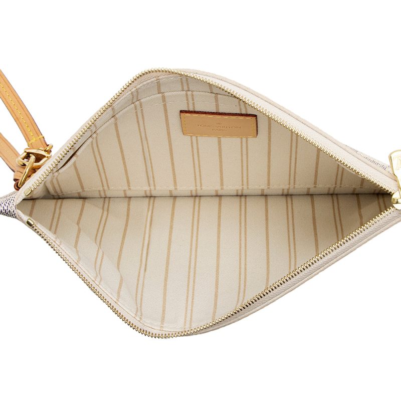 Louis Vuitton Damier Azur Neverfull MM Pochette (21428) - Image 5
