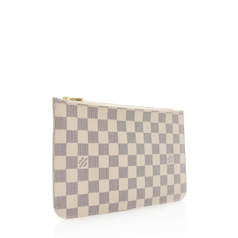 Louis Vuitton Damier Azur Neverfull MM Pochette (21428) - Image 2