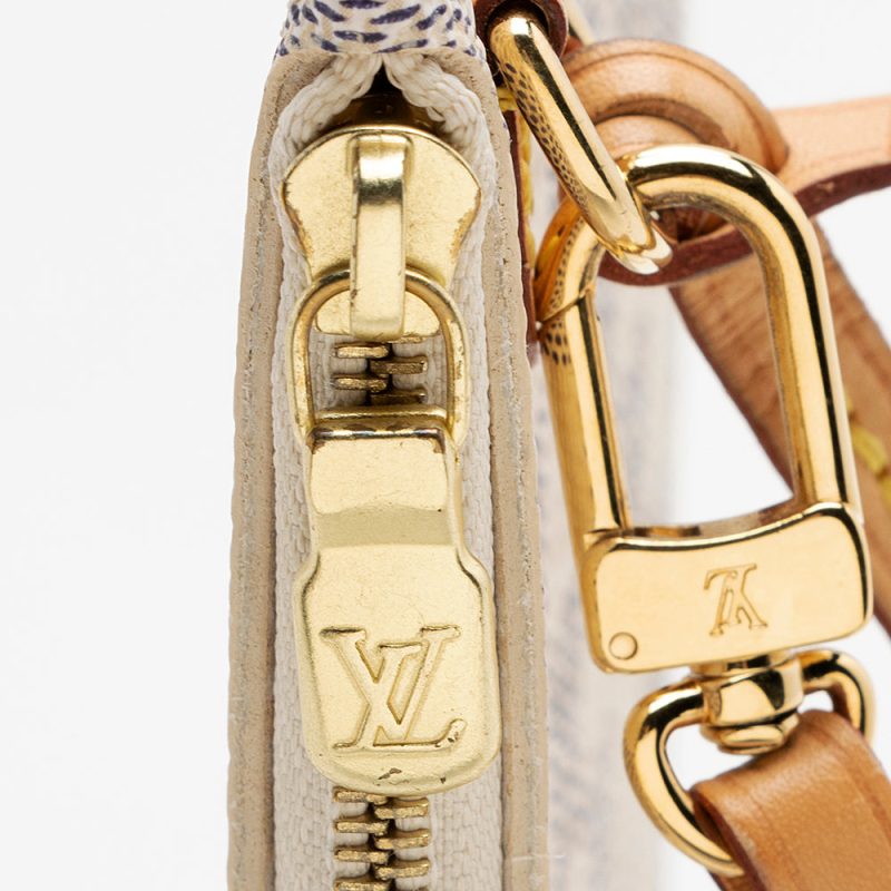 Louis Vuitton Damier Azur Neverfull MM Pochette (21590) - Image 7
