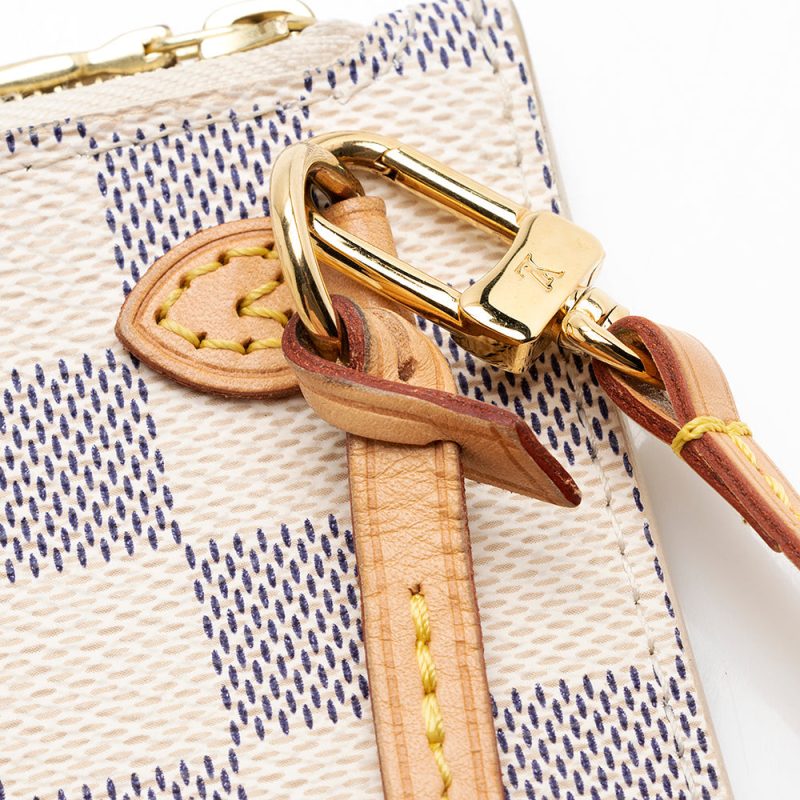 Louis Vuitton Damier Azur Neverfull MM Pochette (21590) - Image 10
