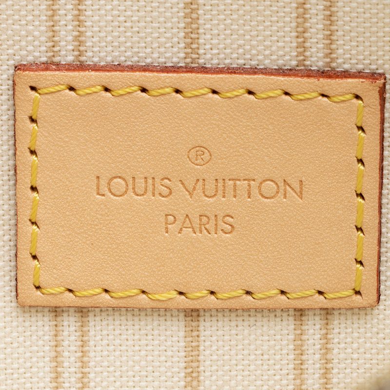 Louis Vuitton Damier Azur Neverfull MM Pochette (21590) - Image 6
