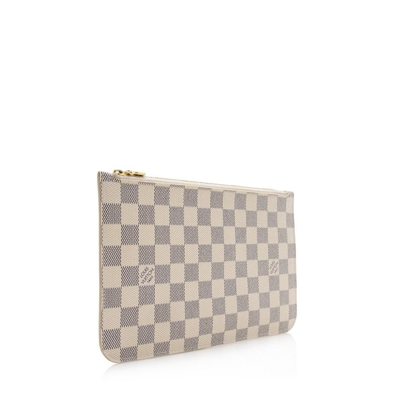 Louis Vuitton Damier Azur Neverfull MM Pochette (21590) - Image 2