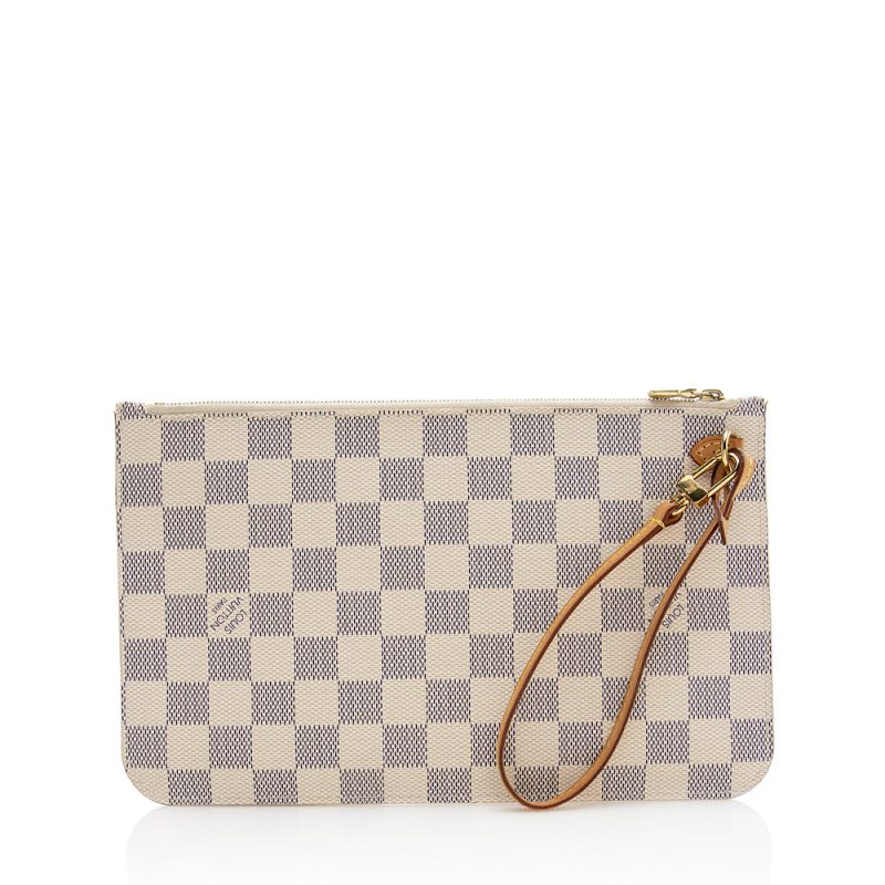 Louis Vuitton Damier Azur Neverfull MM Pochette (21852) - Image 3
