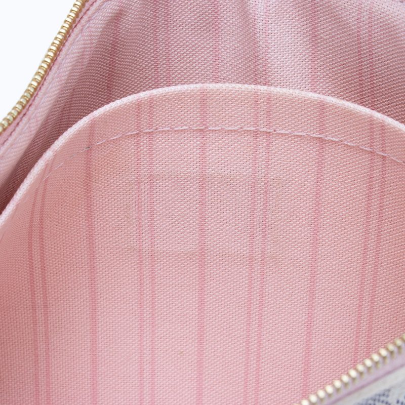 Louis Vuitton Damier Azur Neverfull MM Pochette (QxJx9Q) - Image 9