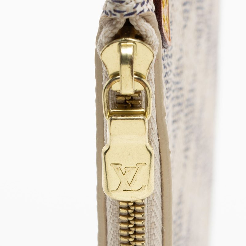 Louis Vuitton Damier Azur Neverfull MM Pochette (H3DCSl) - Image 8