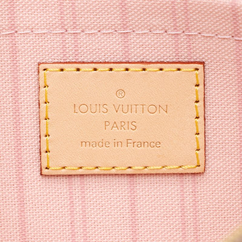 Louis Vuitton Damier Azur Neverfull MM Pochette (9Dt044) - Image 6