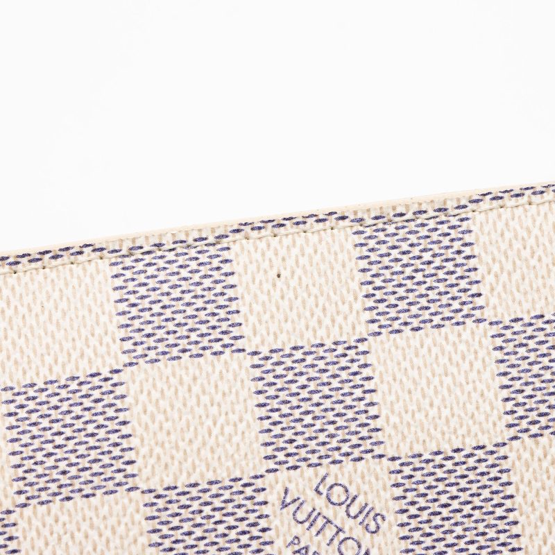 Louis Vuitton Damier Azur Neverfull MM Pochette (R3yKMv) - Image 10