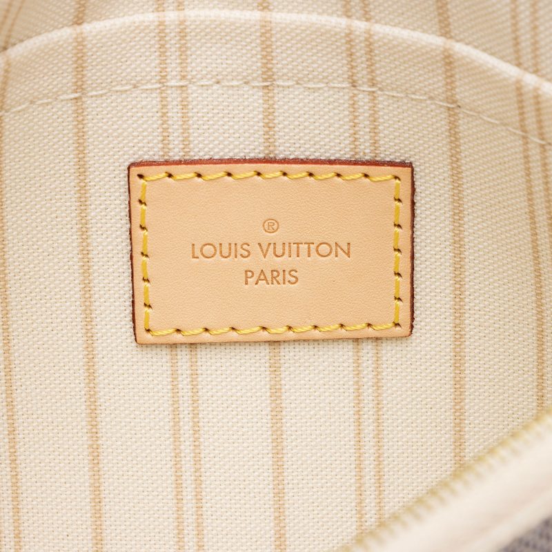 Louis Vuitton Damier Azur Neverfull MM Pochette (R3yKMv) - Image 7
