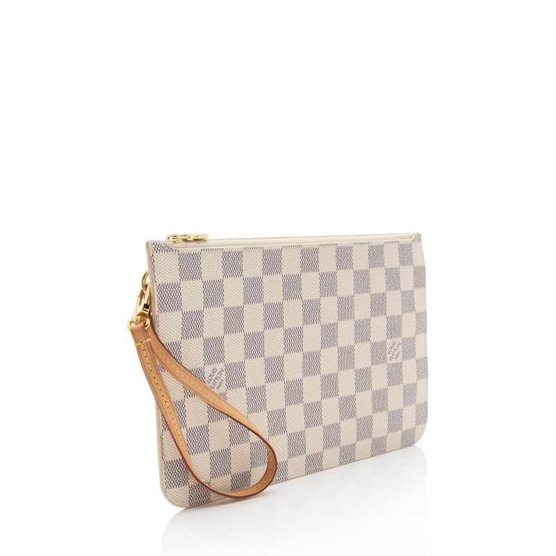 Louis Vuitton Damier Azur Neverfull MM Pochette (R3yKMv) - Image 2