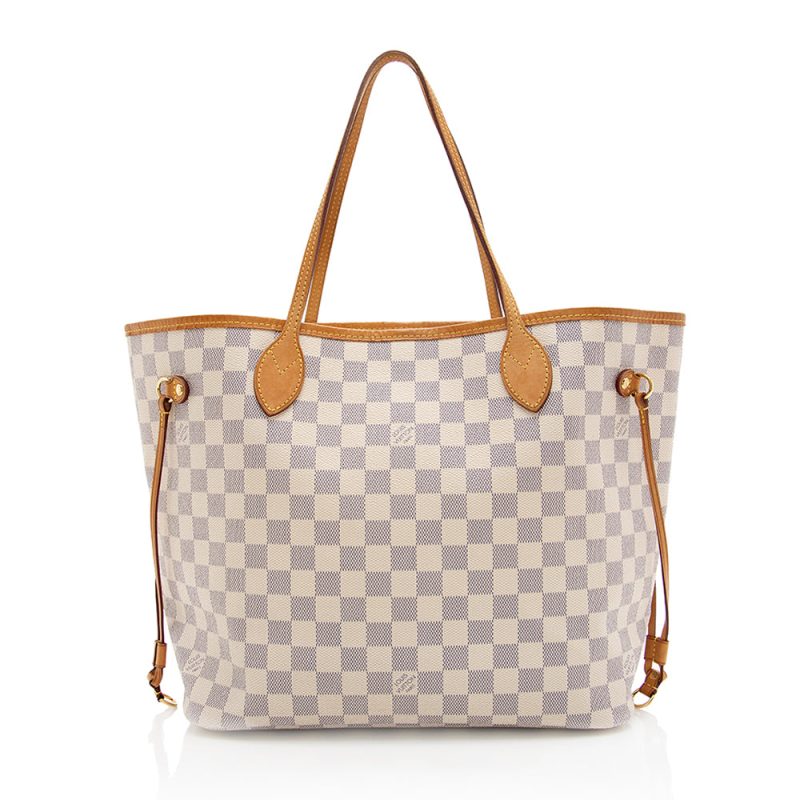 Louis Vuitton Damier Azur Neverfull MM Tote (18392)