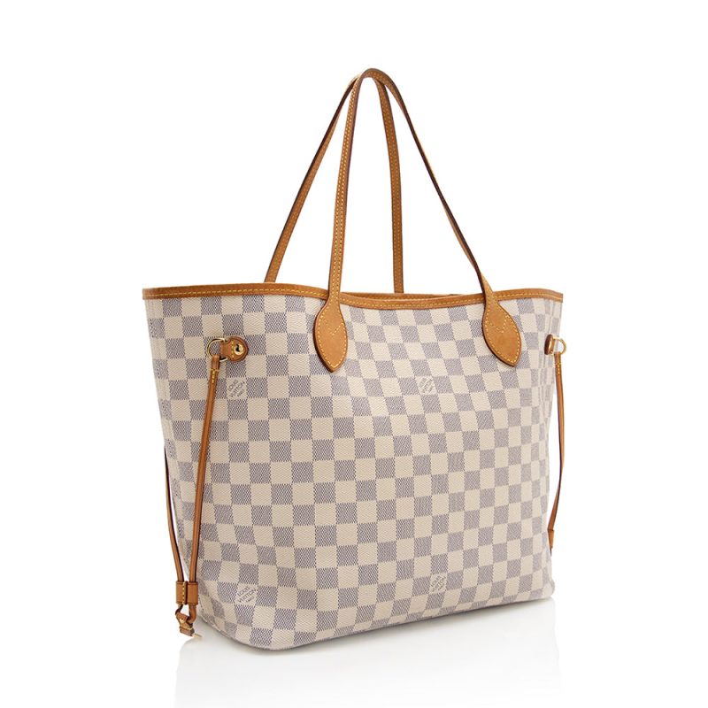 Louis Vuitton Damier Azur Neverfull MM Tote (18392) - Image 2