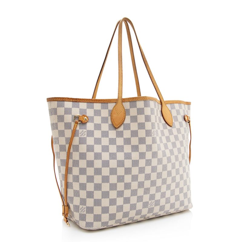 Louis Vuitton Damier Azur Neverfull MM Tote (19536) - Image 2