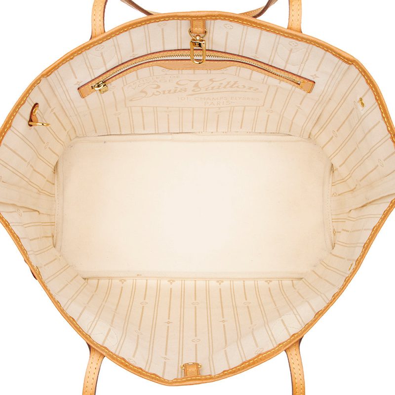 Louis Vuitton Damier Azur Neverfull MM Tote (19910) - Image 7