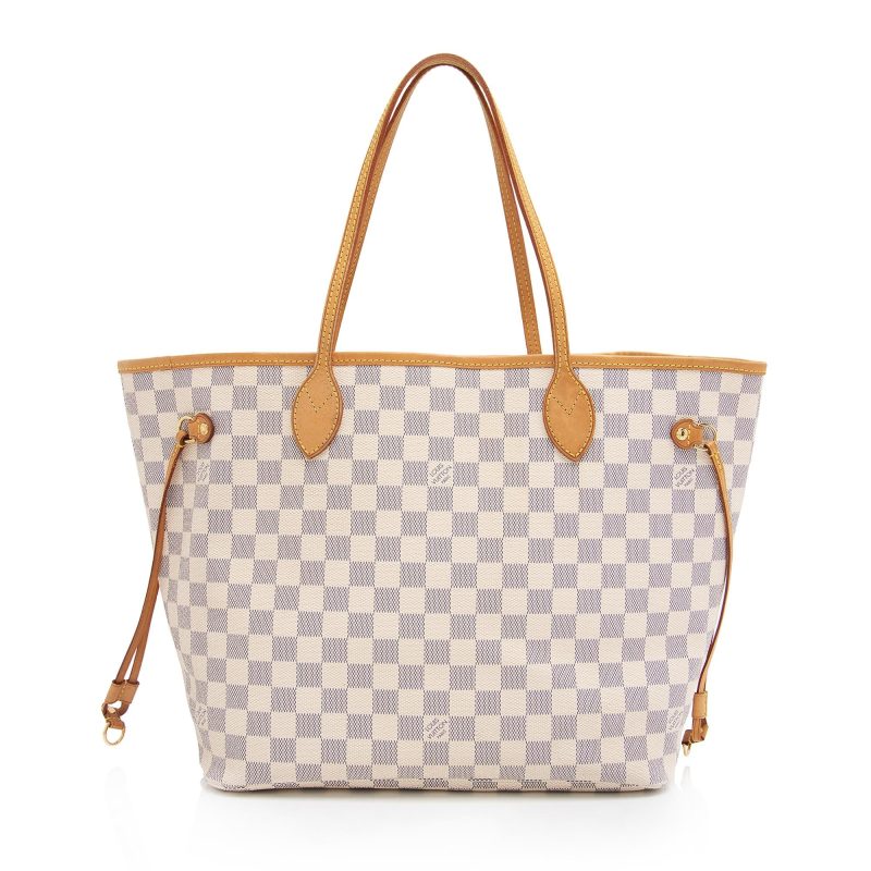 Louis Vuitton Damier Azur Neverfull MM Tote (wZhA3t)