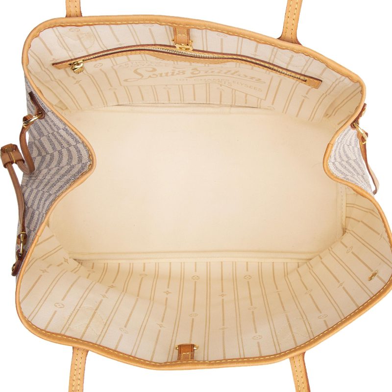 Louis Vuitton Damier Azur Neverfull MM Tote (wZhA3t) - Image 7