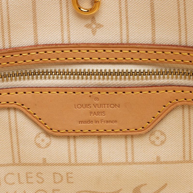 Louis Vuitton Damier Azur Neverfull MM Tote (wZhA3t) - Image 8