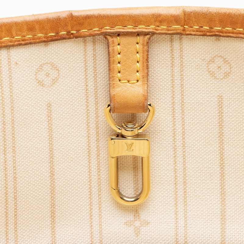 Louis Vuitton Damier Azur Neverfull MM Tote (UaNXaa) - Image 9