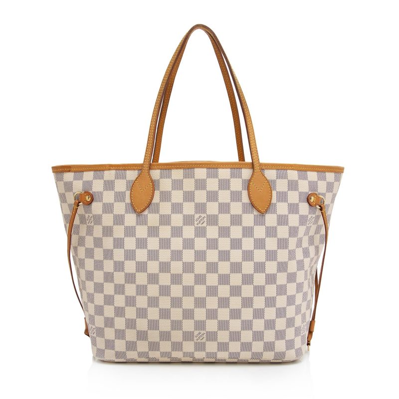 Louis Vuitton Damier Azur Neverfull MM Tote (76IDSl) - Image 3