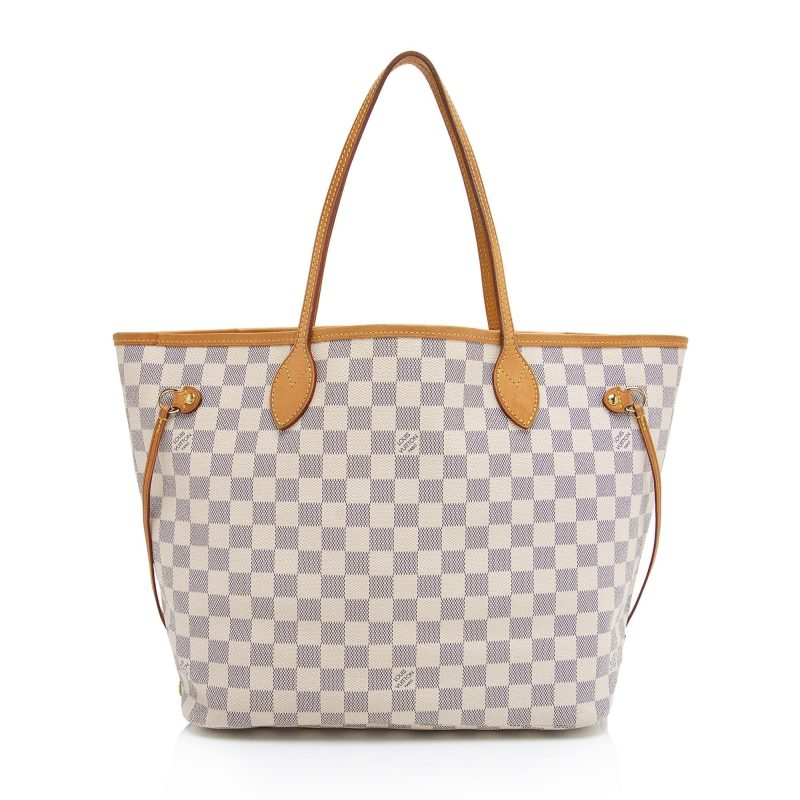 Louis Vuitton Damier Azur Neverfull MM Tote (76IDSl)