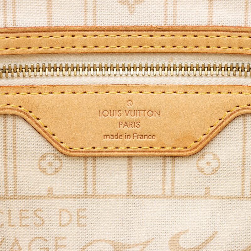 Louis Vuitton Damier Azur Neverfull MM Tote (68otbi) - Image 8