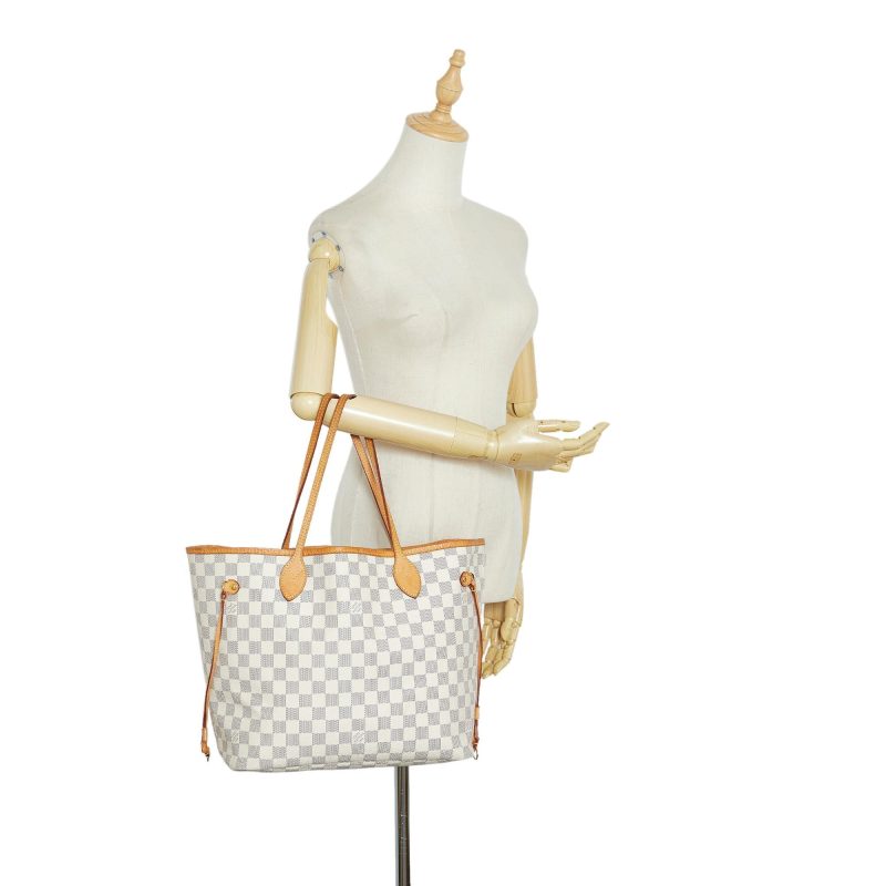 Louis Vuitton Damier Azur Neverfull MM (w7NQj3) - Image 5