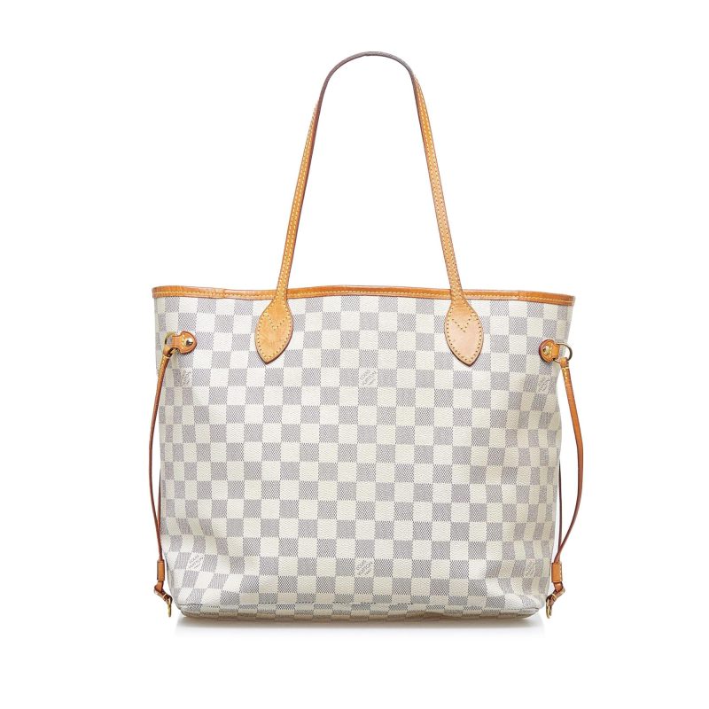 Louis Vuitton Damier Azur Neverfull MM (pQ1EGp) - Image 3