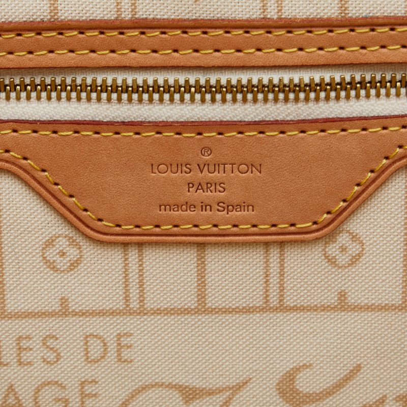 Louis Vuitton Damier Azur Neverfull MM (Ljgxm5) - Image 8