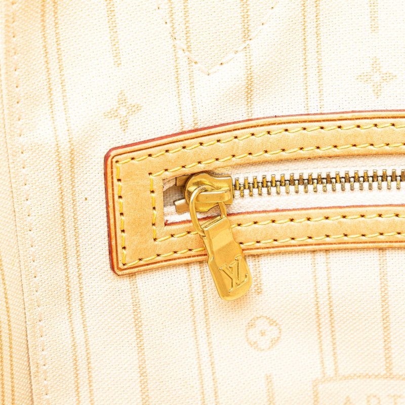Louis Vuitton Damier Azur Neverfull MM (5AZQQB) - Image 9