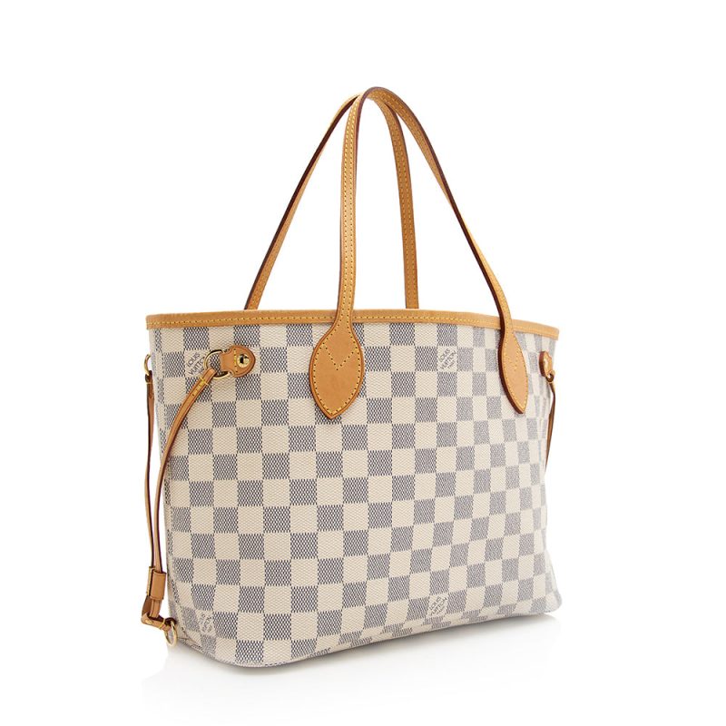 Louis Vuitton Damier Azur Neverfull PM Tote (20349) - Image 2