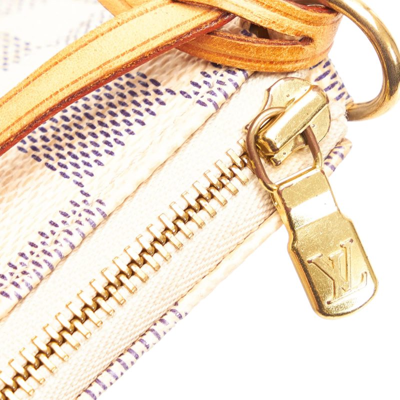 Louis Vuitton Damier Azur Pochette Accessoires (33721) - Image 9