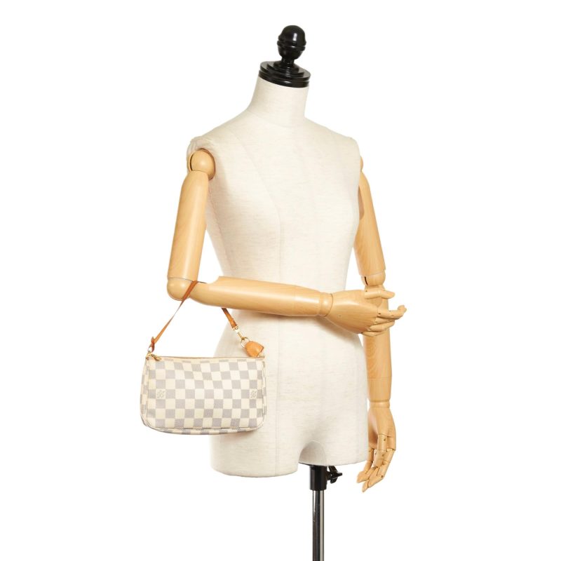 Louis Vuitton Damier Azur Pochette Accessoires (33721) - Image 5