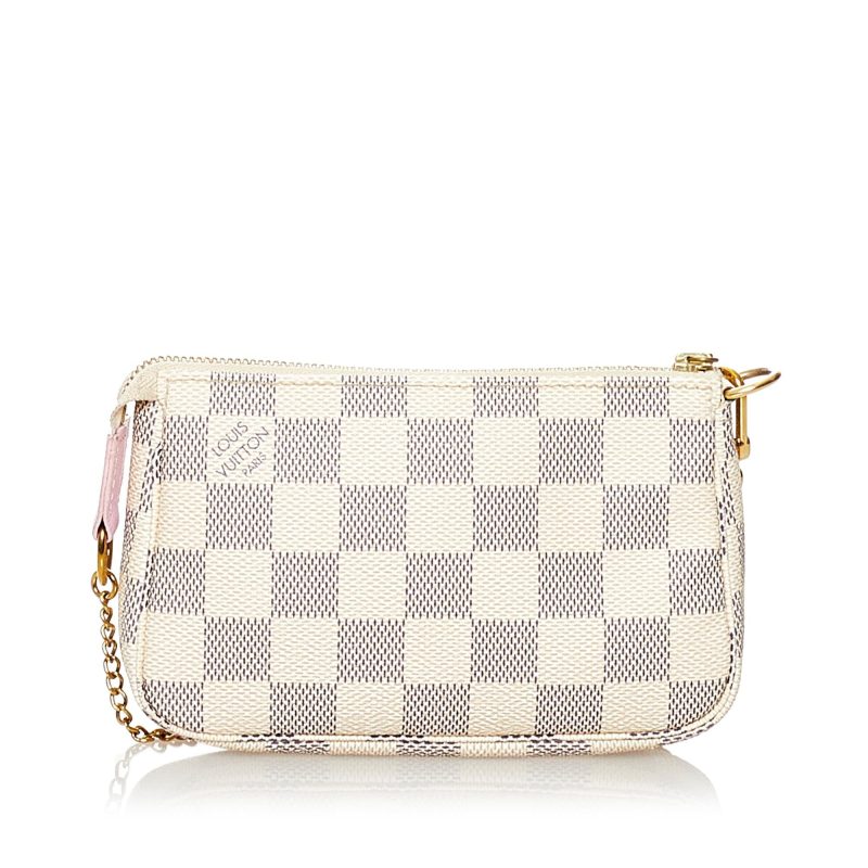 Louis Vuitton Damier Azur Pochette Accessories Illustre Transatlantic (32270) - Image 3