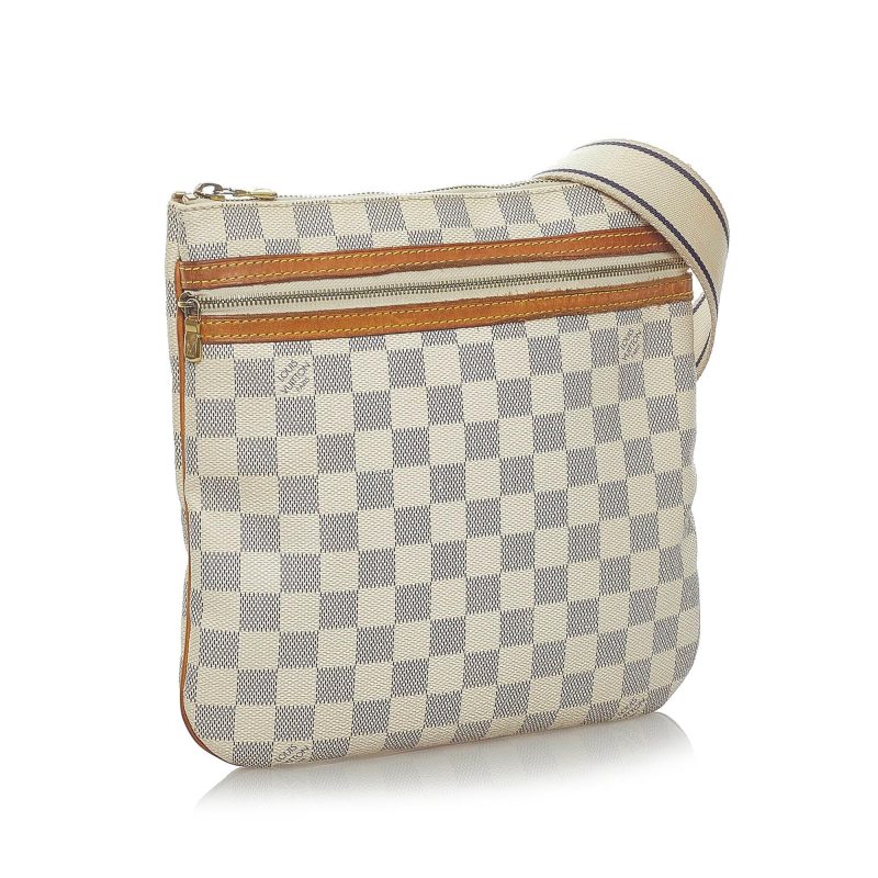 Louis Vuitton Damier Azur Pochette Bosphore (33370) - Image 2