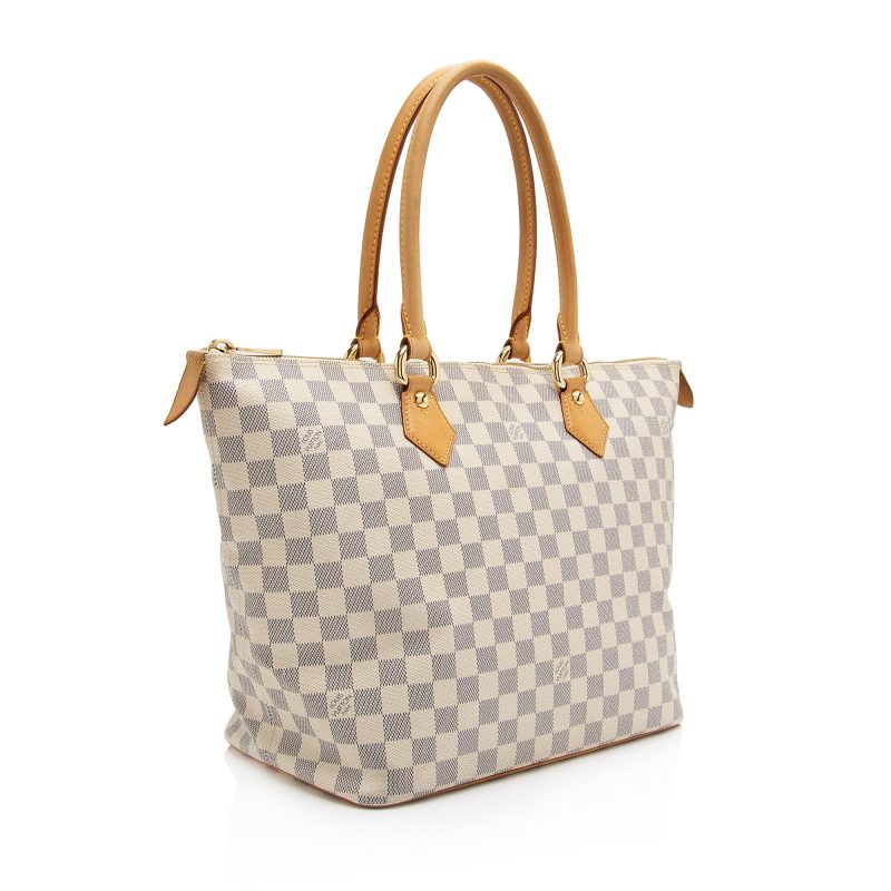 Louis Vuitton Damier Azur Saleya MM Tote (23032) - Image 2