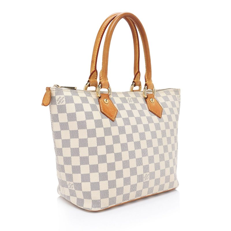Louis Vuitton Damier Azur Saleya PM Tote - FINAL SALE (6lMBDG) - Image 2