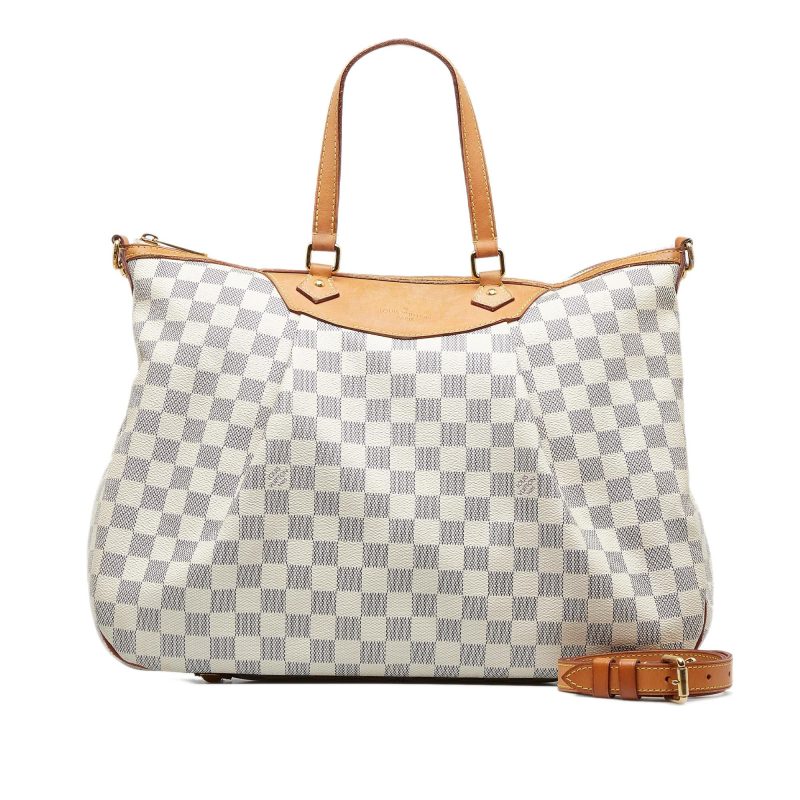 Louis Vuitton Damier Azur Siracusa GM (rgamPl) - Image 5