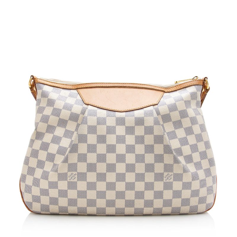 Louis Vuitton Damier Azur Siracusa MM Shoulder Bag (21272) - Image 3