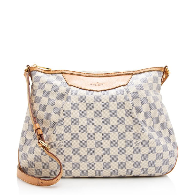 Louis Vuitton Damier Azur Siracusa MM Shoulder Bag (21272)