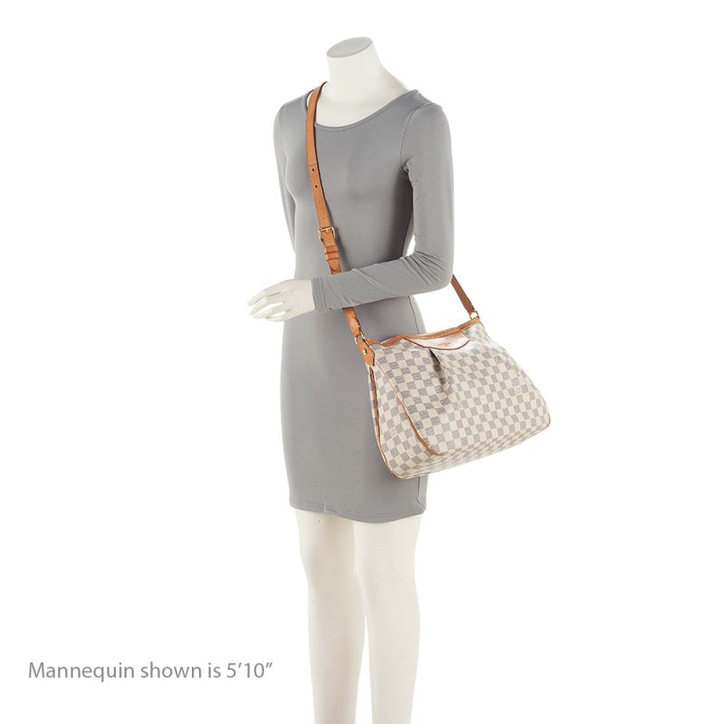 Louis Vuitton Damier Azur Siracusa MM Shoulder Bag (21272) - Image 5