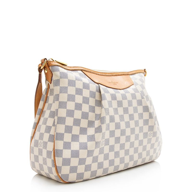 Louis Vuitton Damier Azur Siracusa MM Shoulder Bag (21272) - Image 2