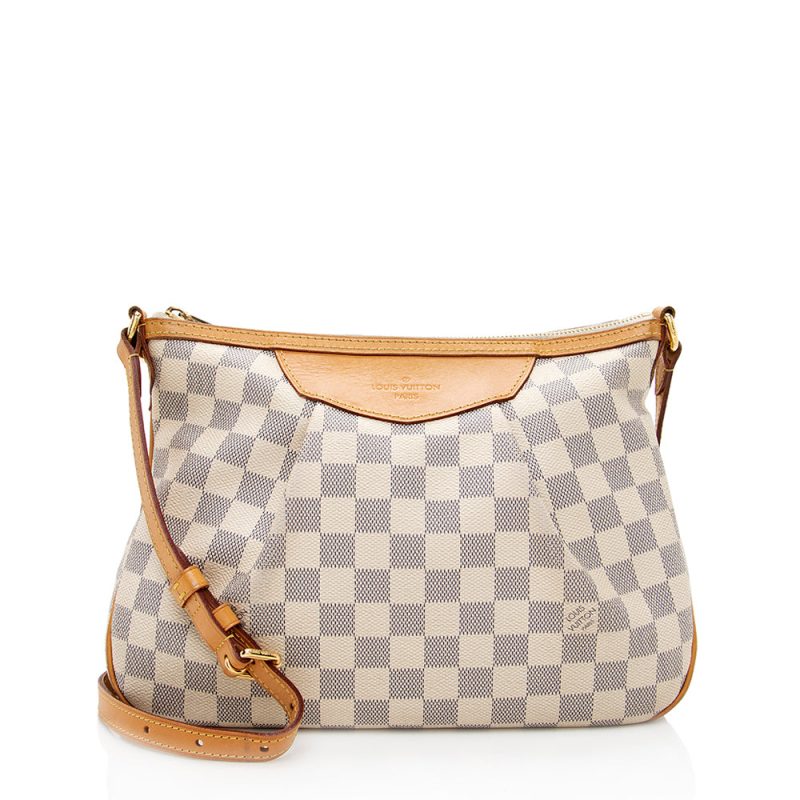 Louis Vuitton Damier Azur Siracusa PM Shoulder Bag (18912)