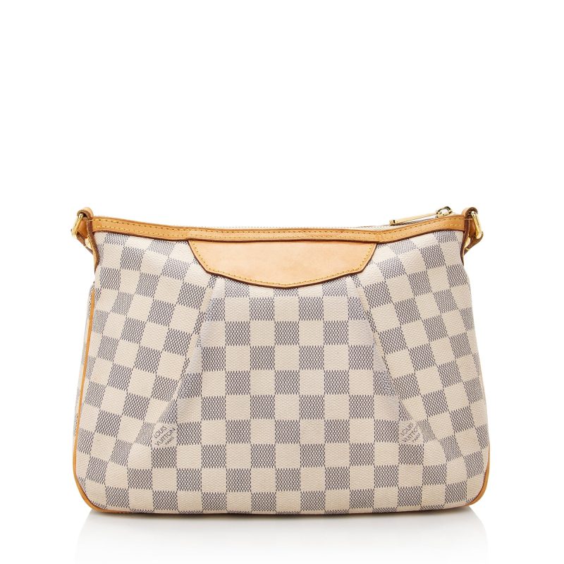 Louis Vuitton Damier Azur Siracusa PM Shoulder Bag (22193) - Image 3