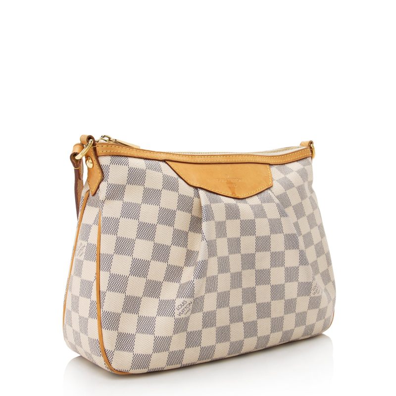 Louis Vuitton Damier Azur Siracusa PM Shoulder Bag (22193) - Image 2