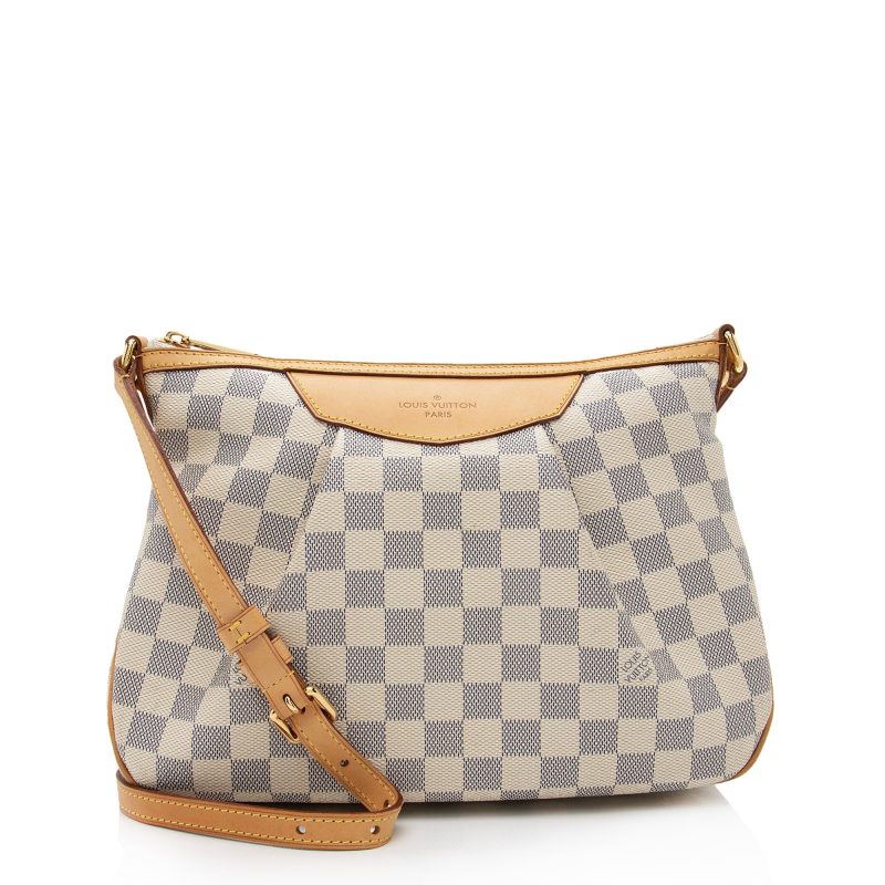 Louis Vuitton Damier Azur Siracusa PM Shoulder Bag (JlsstH)